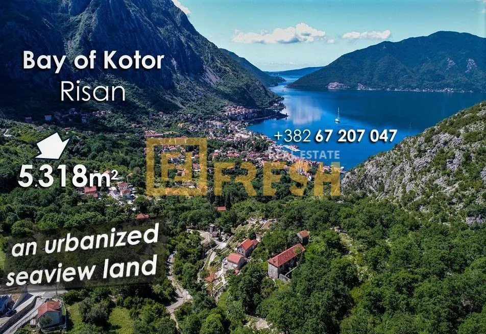 Prodaja, plac, 5318m², Kotor, Crna Gora