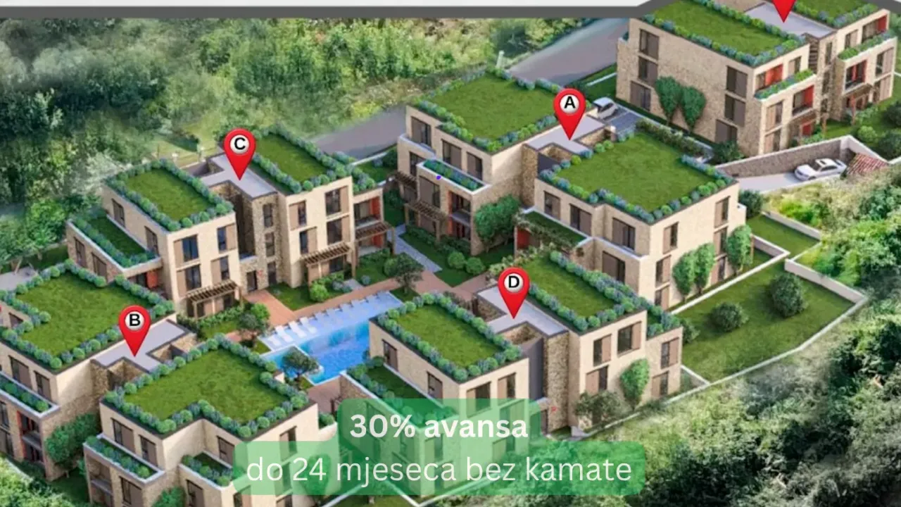 Sale, one bedroom apartment, 66m², Radanovići, Kotor