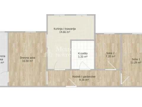 Sale, three bedroom apartment, 71m², Novi Beograd Sve Podlokacije, Beograd - image 18