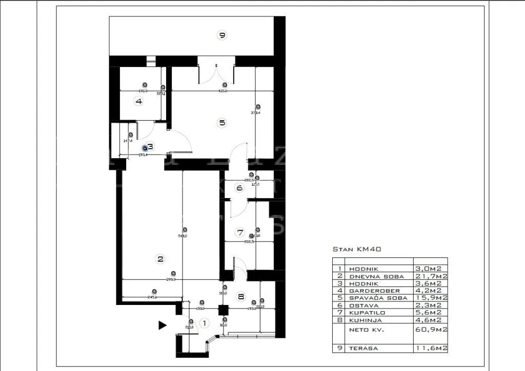 Izdavanje, dvosoban stan, 71m², Savski Venac, Beograd