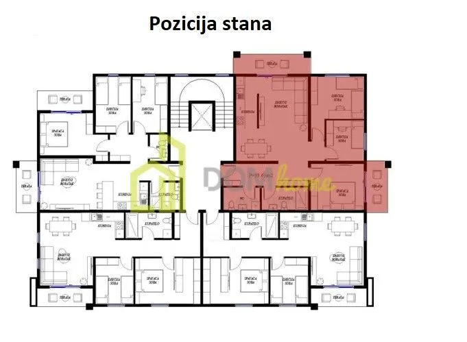 Prodaja, trosoban stan, 93m², Gorica C, Podgorica
