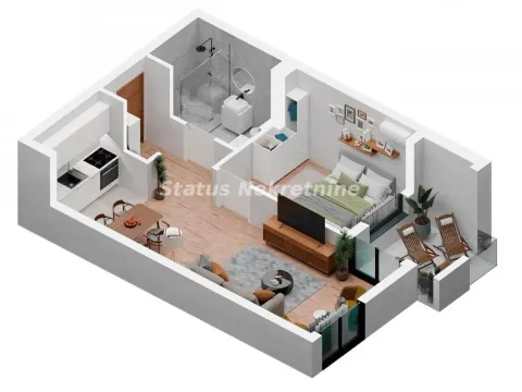 Prodaja, dvosoban stan, 41m², Podbara, Novi Sad Sve Podlokacije