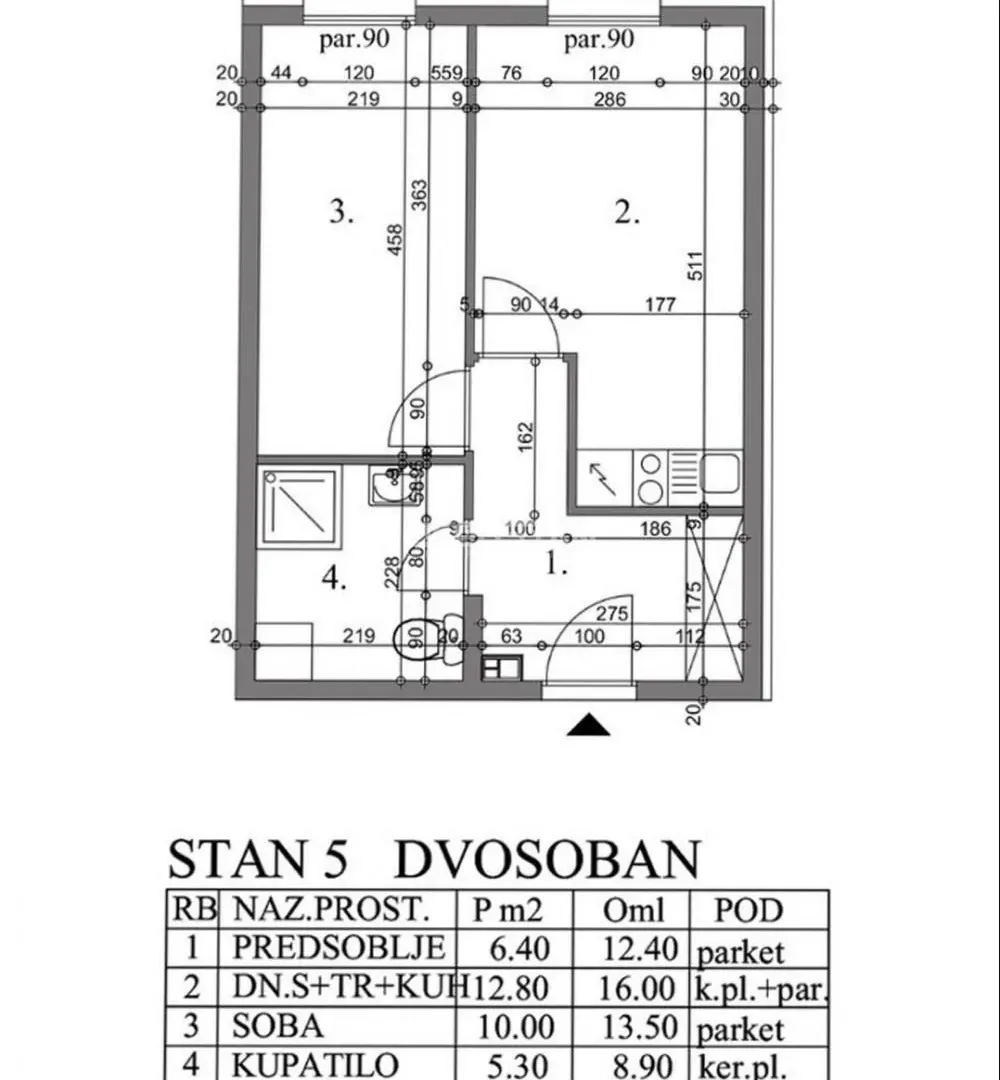 Prodaja, jednosoban stan, 34m², Pančevo, Srbija