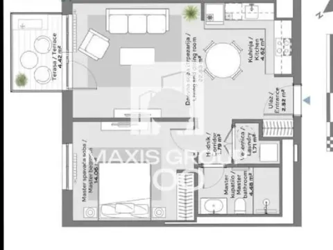 Prodaja, dvosoban stan, 56m², Savski Venac, Beograd - image 3