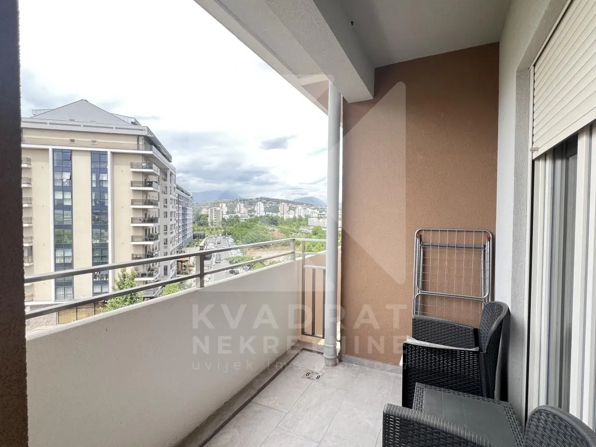 Rent, one bedroom apartment, 49m², Central Point, Podgorica