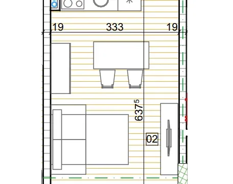 Prodaja, garsonjera, 31m², Bečići, Budva - image 13