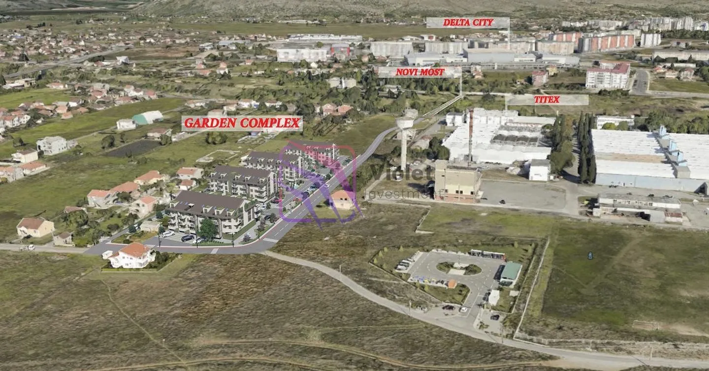 Prodaja, jednosoban stan, 43m², Zabjelo, Podgorica