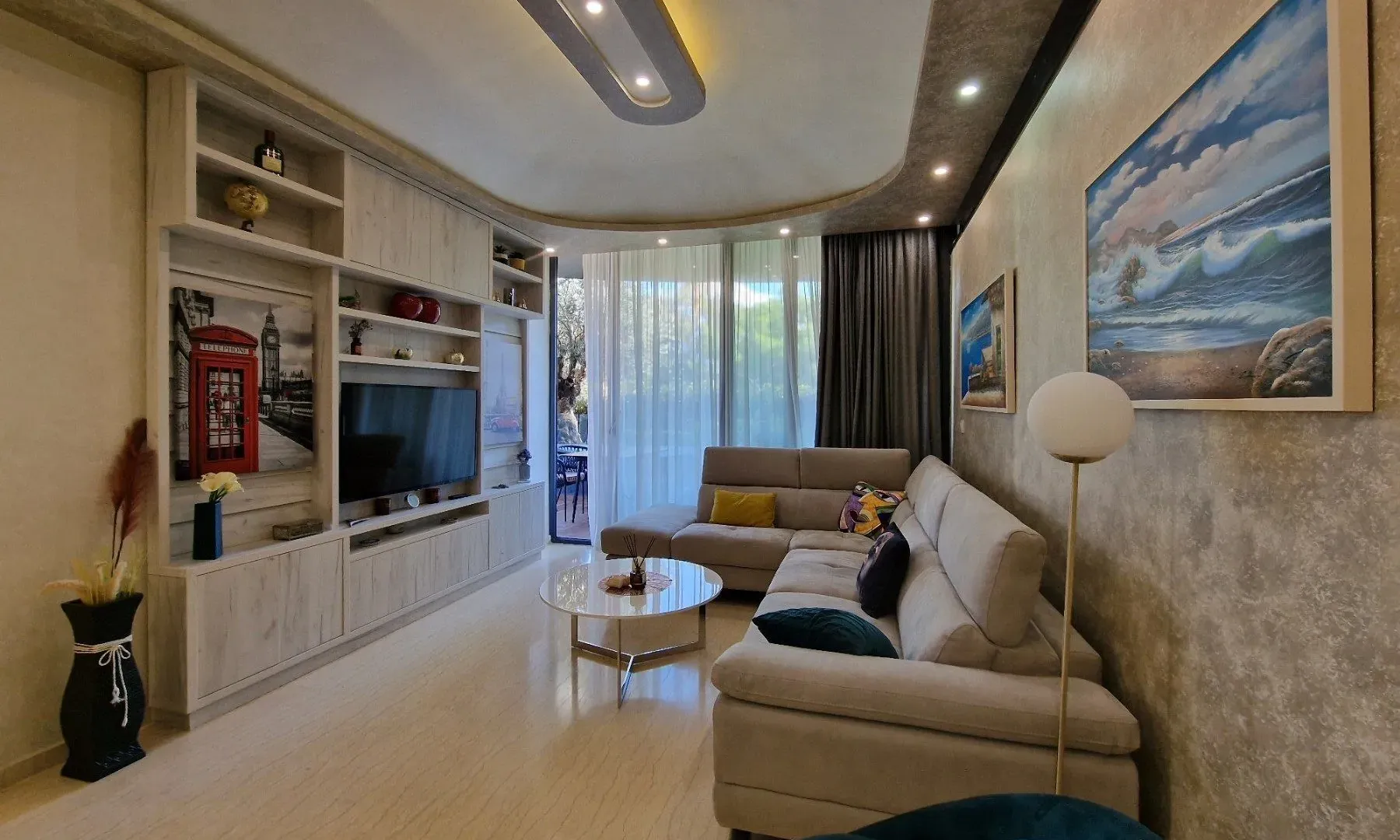 Rent, one bedroom apartment, 56m², Budva, Crna Gora
