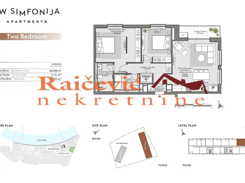 Sale, three bedroom apartment, 87m², Savski Venac, Beograd - image 20