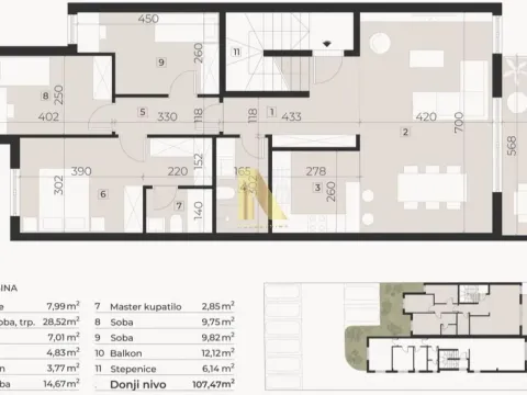 Prodaja, četvorosoban stan, 145m², Telep, Novi Sad Sve Podlokacije - image 2