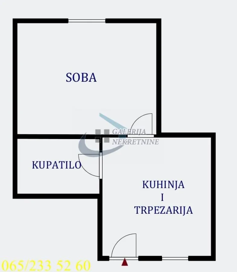 Prodaja, jednosoban stan, 36m², Vračar Hram, Vračar Sve Podlokacije