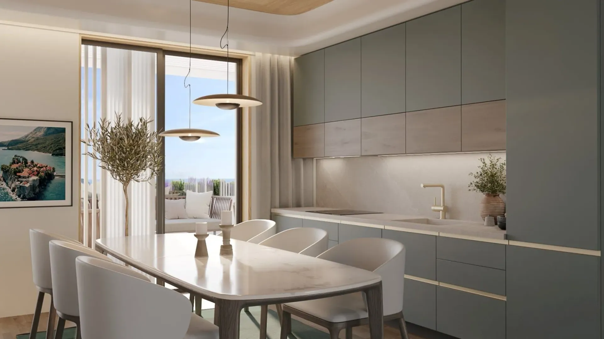 Sale, one bedroom apartment, 66m², Sveti Stefan, Budva