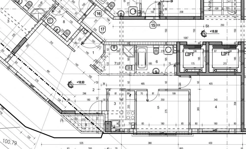 Sale, three bedroom apartment, 69m², Neimar, Vračar Sve Podlokacije