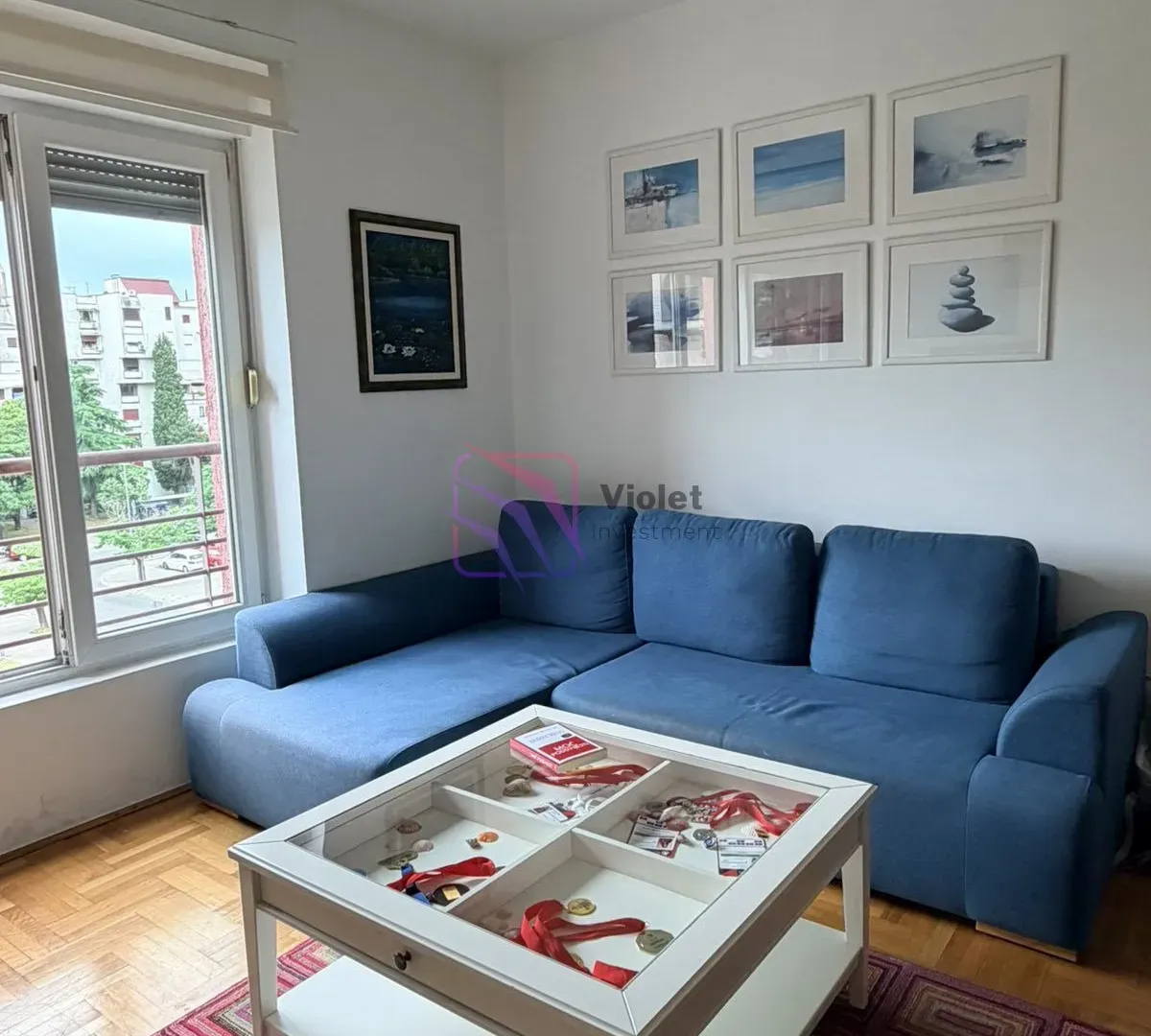 Izdavanje, jednosoban stan, 45m², Preko Morače, Podgorica