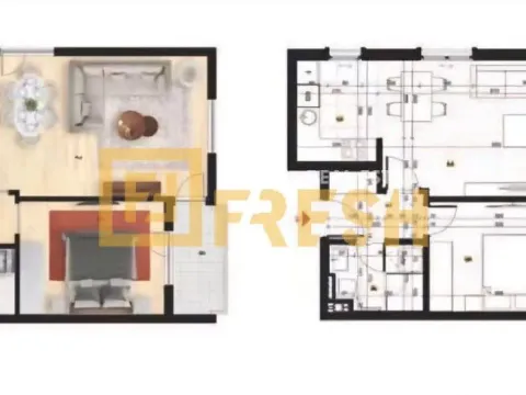 Prodaja, jednosoban stan, 48m², Zabjelo, Podgorica - image 2