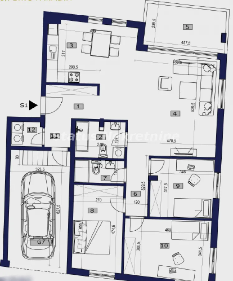 Prodaja, četvorosoban stan, 112m², Petrovaradin, Novi Sad