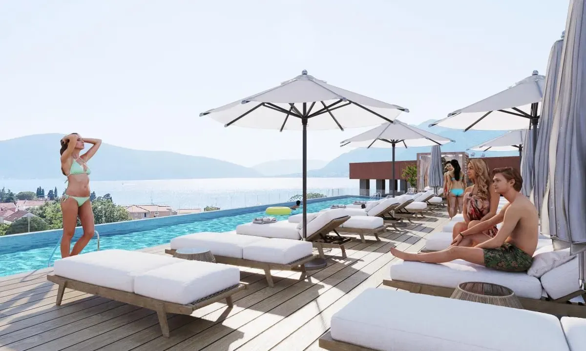 Sale, studio apartment, 42m², Tivat, Crna Gora