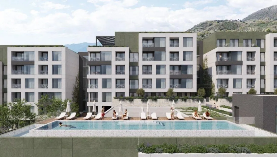 Prodaja, jednosoban stan, 57m², Mrčevac, Tivat