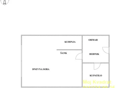 Prodaja, garsonjera, 21m², Stari Merkator, Novi Beograd Sve Podlokacije - image 7