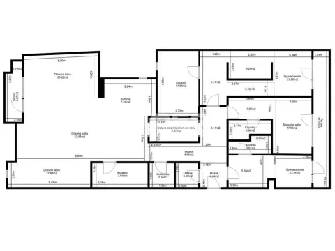Sale, four bedroom apartment, 261m², Vračar Hram, Vračar Sve Podlokacije