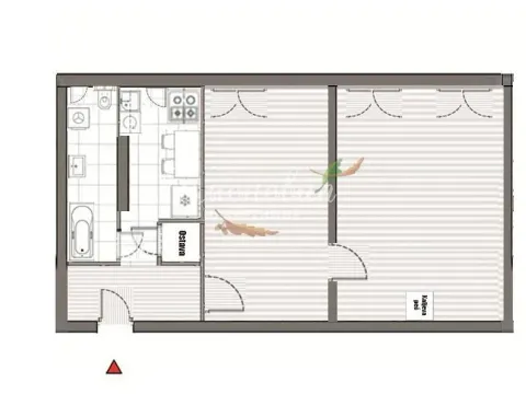 Sale, two bedroom apartment, 50m², Stari Grad, Beograd