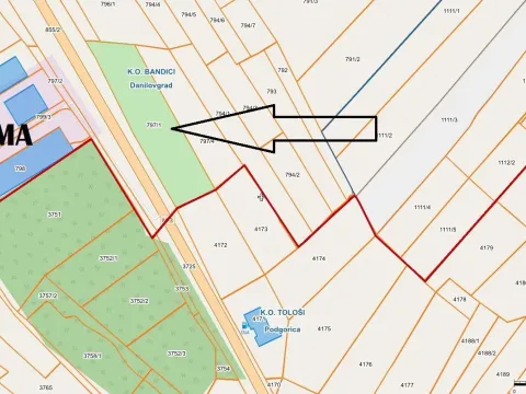 Izdavanje, plac, 4200m², Bandići, Danilovgrad - image 2