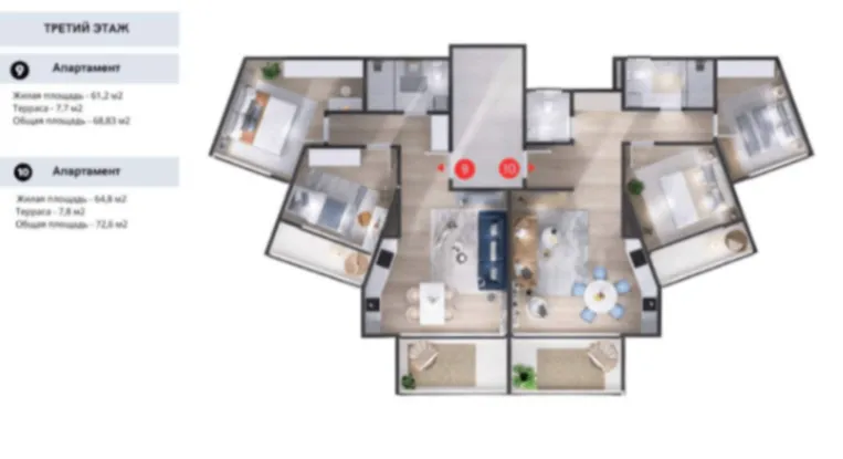 Prodaja, stan, 72m², Tivat, Crna Gora