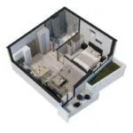 Sale, one bedroom apartment, 37m², Petrovac, Budva - image 5