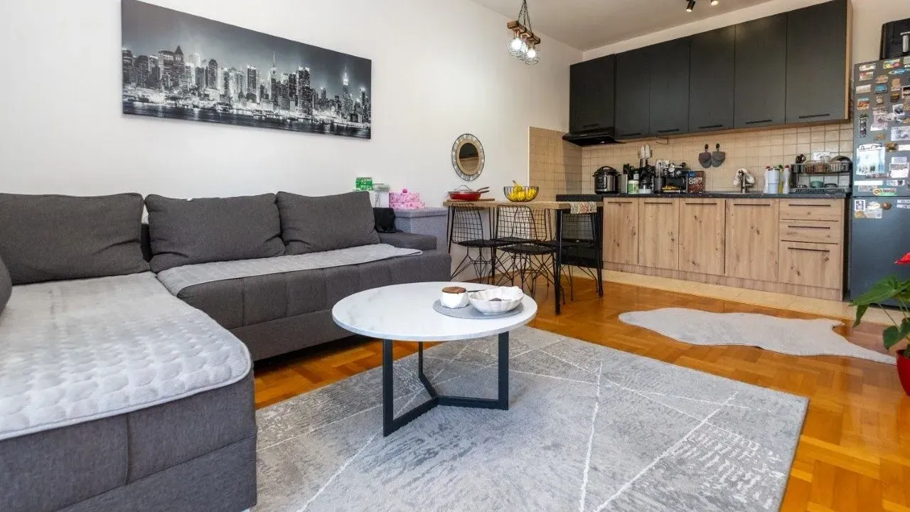 Rent, one bedroom apartment, 45m², Stari Aerodrom, Podgorica