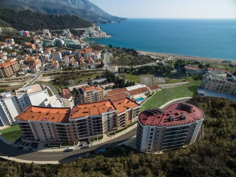 Aerial view of the residential complex and the sea coast. - image 9