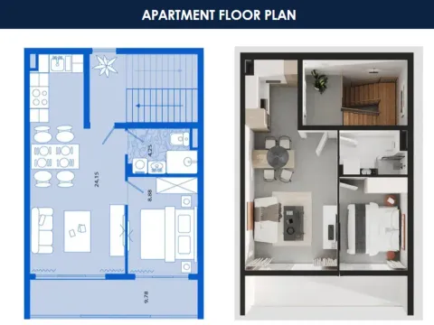 Prodaja, jednosoban stan, 47m², Tivat, Crna Gora - image 3