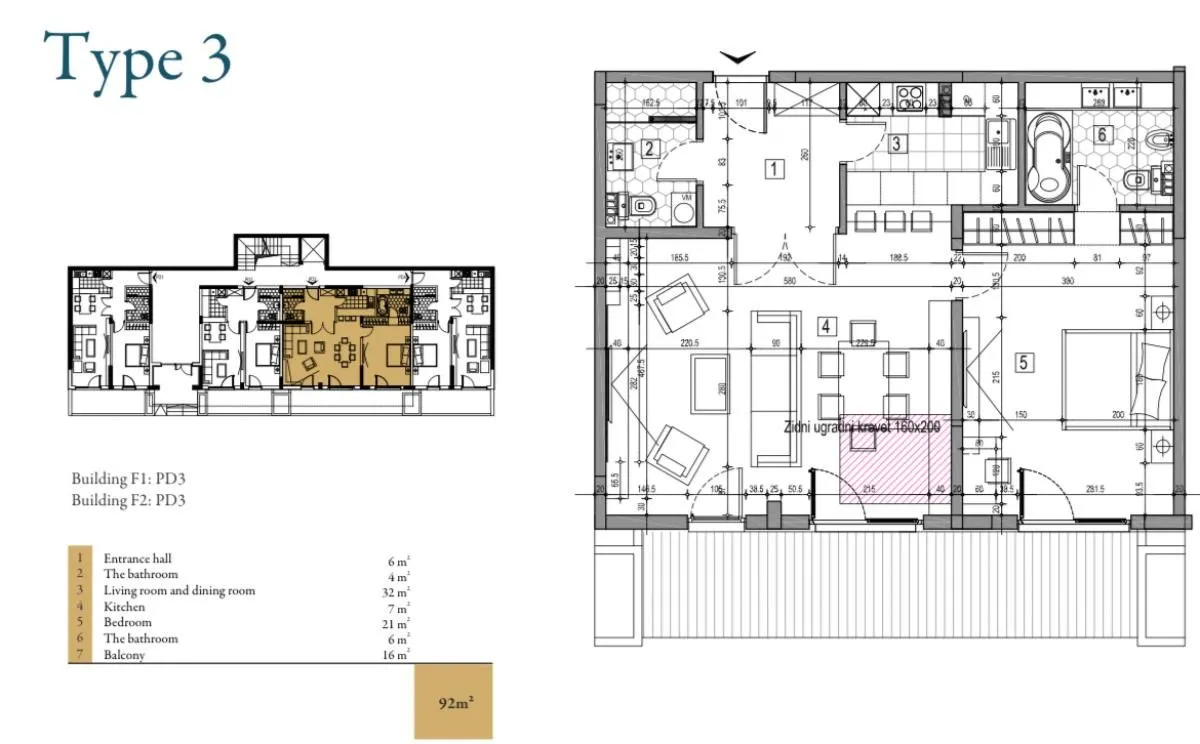 Prodaja, stan, 92m², Dobrota, Kotor