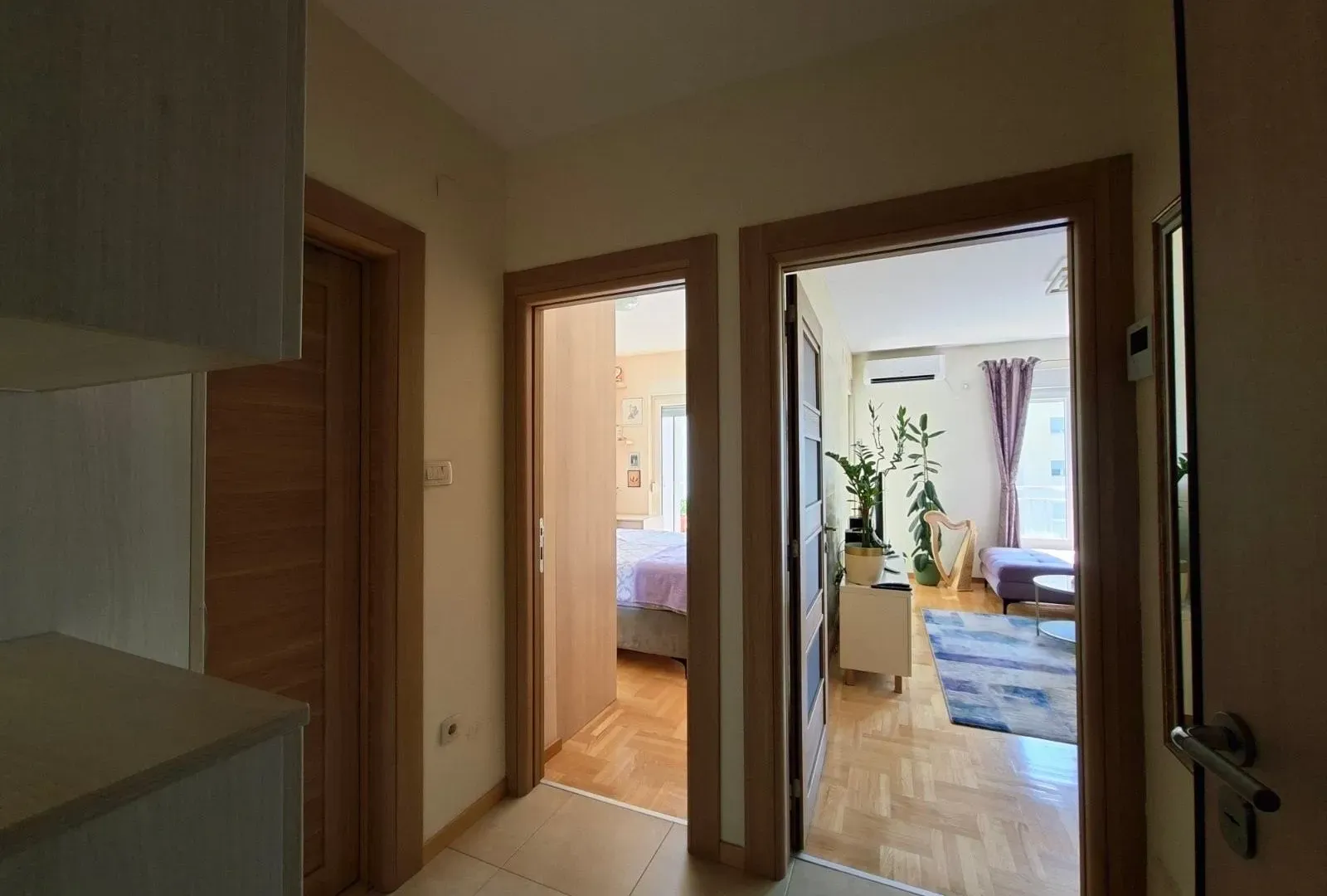 Rent, one bedroom apartment, 45m², Pobrežje, Podgorica