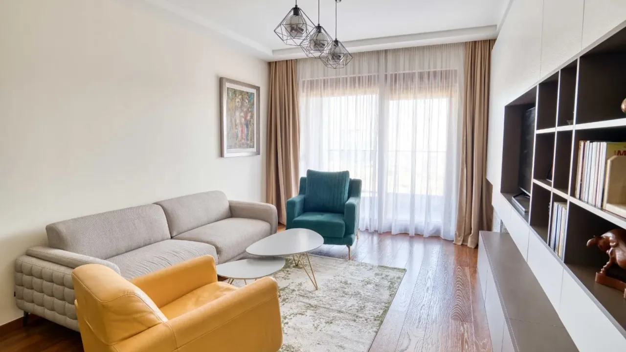Rent, two bedroom apartment, 72m², Master Kvart, Podgorica