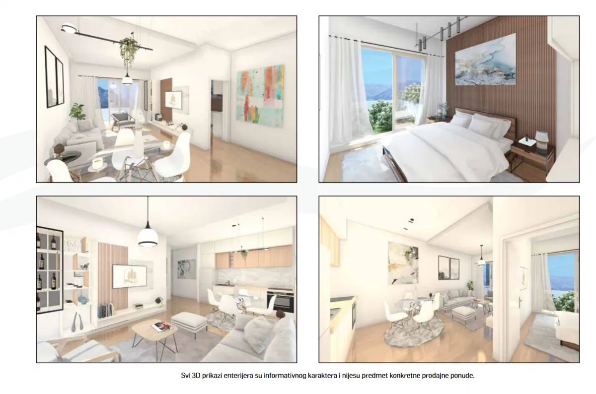 Prodaja, dvosoban stan, 51m², Dobrota, Kotor