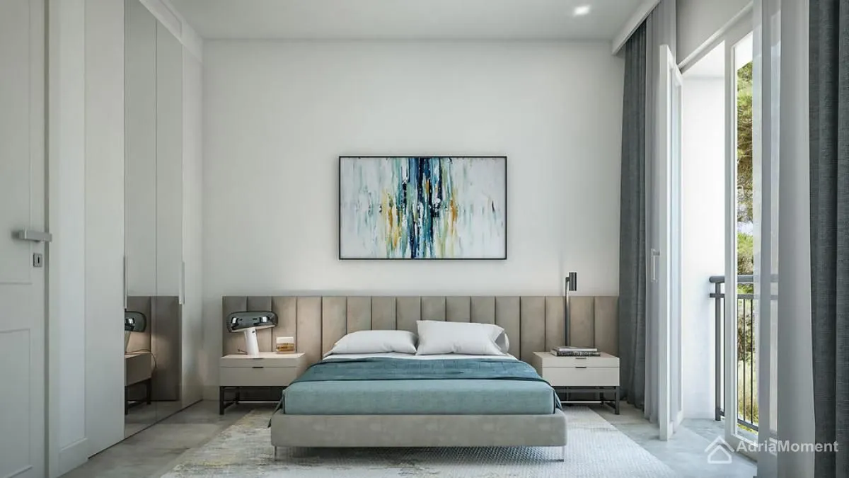 Prodaja, jednosoban stan, 58m², Luštica Bay, Tivat