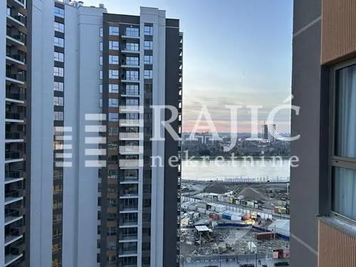 View of the river and neighboring buildings from the terrace.