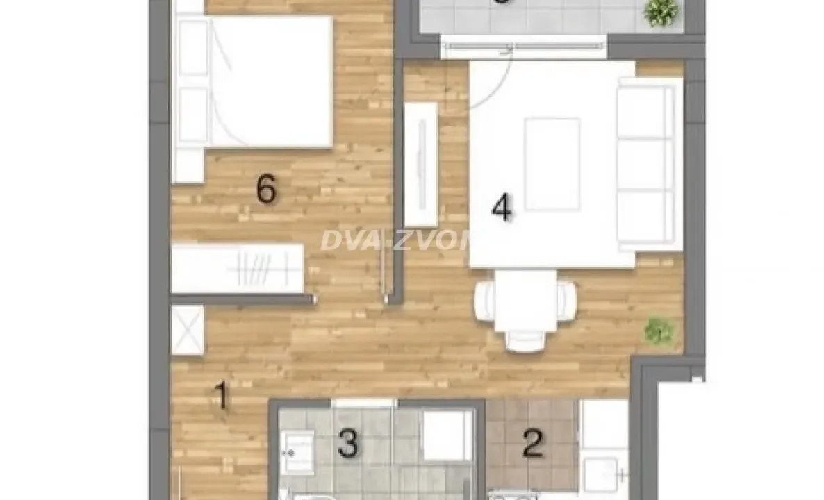 Sale, two bedroom apartment, 38m², Telep, Novi Sad Sve Podlokacije