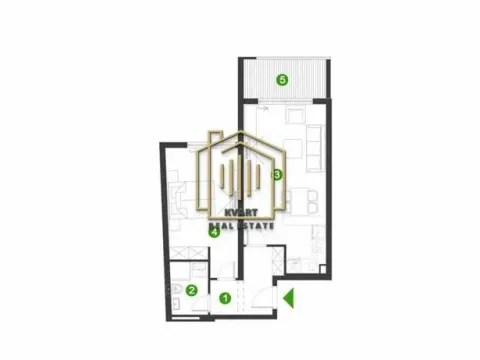 Prodaja, jednosoban stan, 52m², Zagorič, Podgorica - image 8
