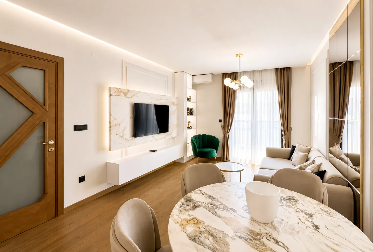 Izdavanje, dvosoban stan, 70m², Ljubović, Podgorica