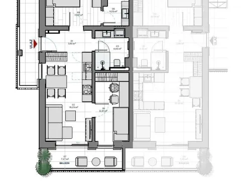 Sale, four bedroom apartment, 104m², Donja Lastva, Tivat - image 6