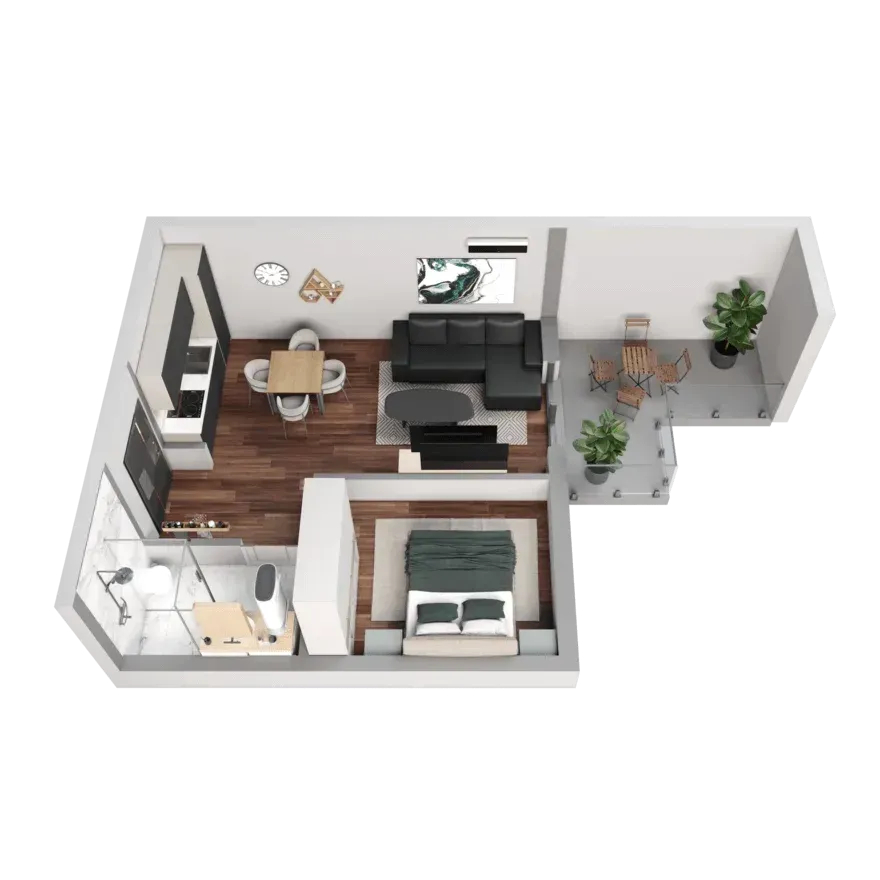 Sale, one bedroom apartment, 39m², Rudjinci, Vrnjačka Banja