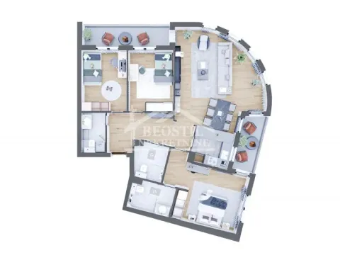 Sale, four bedroom apartment, 113m², Bežanijska Kosa 3, Bežanijska Kosa Sve Podlokacije - image 2