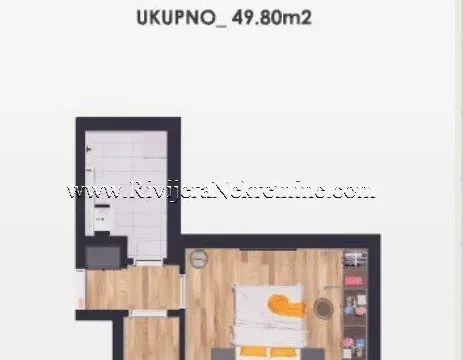 Prodaja, jednosoban stan, 50m², Kava, Tivat - image 2