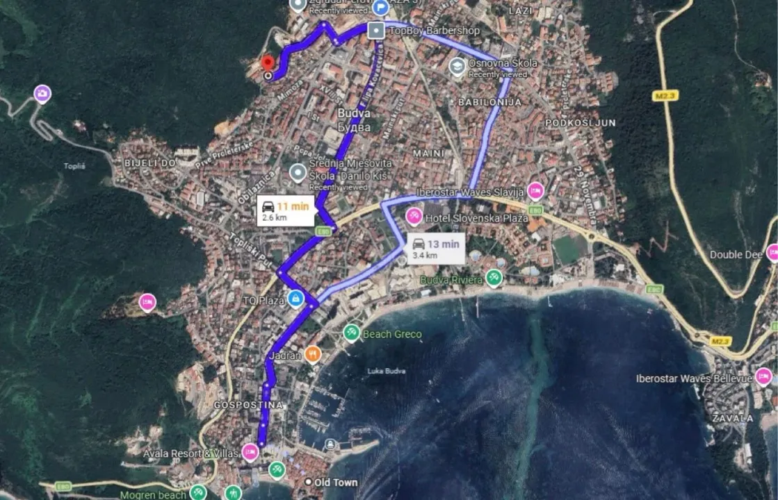 Prodaja, četvorosoban stan, 215m², Babin Do, Budva