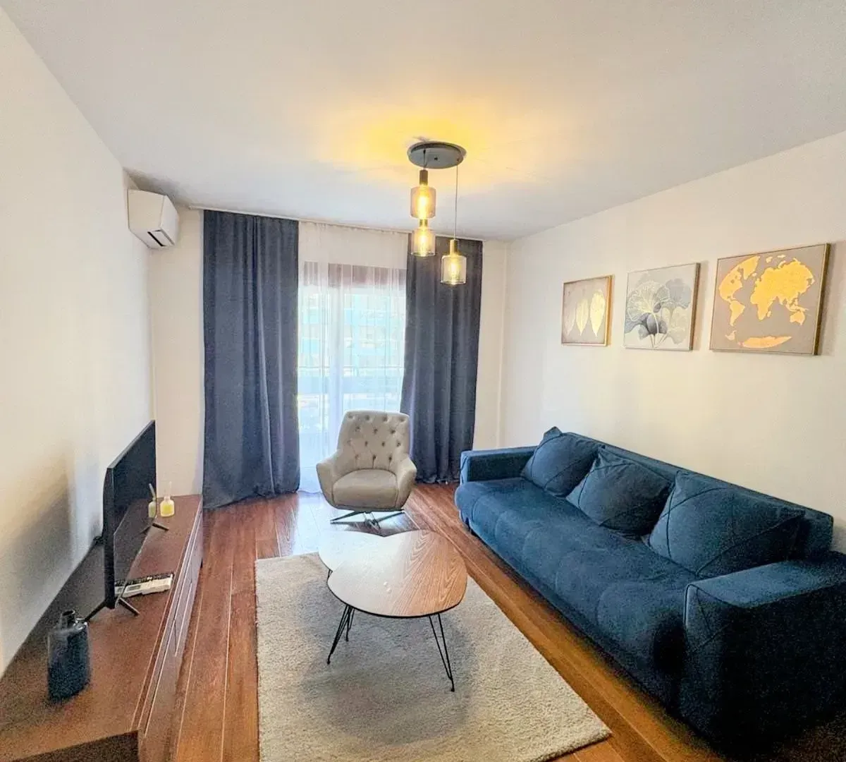 Izdavanje, jednosoban stan, 50m², Master Kvart, Podgorica