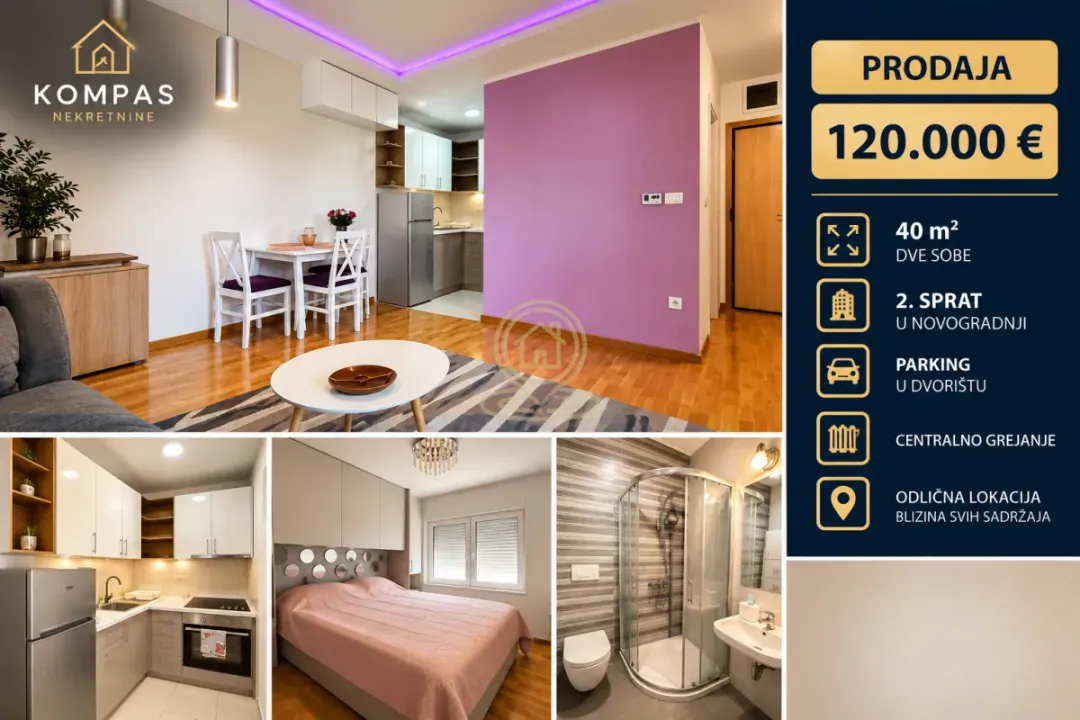 Prodaja, jednosoban stan, 40m², Telep, Novi Sad Sve Podlokacije