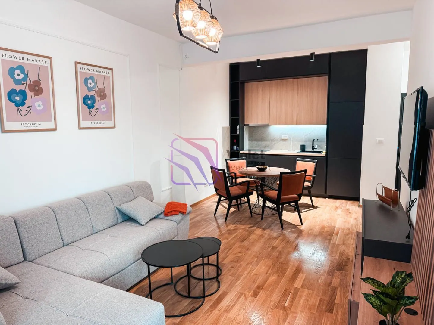 Rent, one bedroom apartment, 45m², Donja Gorica, Podgorica