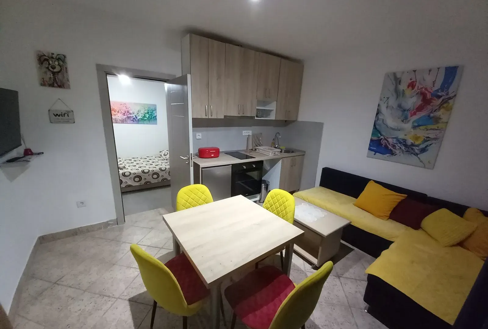 Stan-na-dan, jednosoban stan, 39m², Blok 9, Podgorica