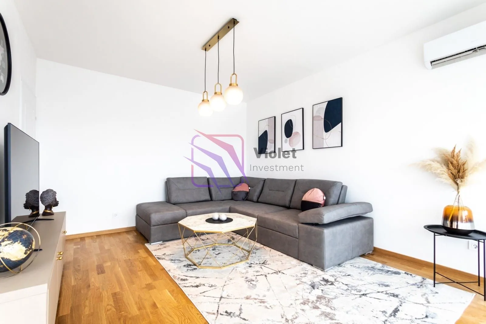 Rent, one bedroom apartment, 55m², Baston, Podgorica